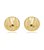 Brinco Base Texturas Banhado a Ouro 18k - Imagem 1