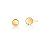 Brinco Bola Banhado Ouro 18k - Imagem 1