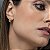 Brinco de Argola Lisa Banho Ouro18k - Imagem 2