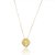 Colar Losango Ondas Banho Ouro 18k - Imagem 1