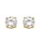 Brinco Ponto de Luz 10mm Banho Ouro - Imagem 1