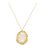 Colar Oval Madrepérola Banho Ouro 18k - Imagem 1