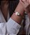 Bracelete Orgânico Perolado Banho Ouro 18k - Imagem 1
