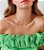 Choker Aro Liso Curvo Banho Ouro 18k - Imagem 2