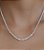 Colar Riviera Zircônias Cristal Ródio Branco 40cm 3 Pontas - Imagem 5