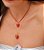 Colar Morango Banhado Ouro18k - Imagem 3