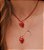 Colar Morango Banhado Ouro18k - Imagem 2