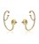 Tarraxa Ear Cuff Banhado Ouro 18k - Imagem 1