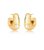Brinco Argola Pérola Shell Banhado Ouro 18k - Imagem 1