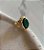 Conjunto Brinco Anel e Bracelete Esmeralda Banho Ouro 18k - Imagem 3