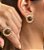 Conjunto Brinco Anel e Bracelete Botão Banho Ouro 18k - Imagem 2