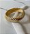Bracelete Texturizado Banho Ouro 18k - Imagem 3