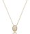 Colar Oval Perolado Banhado Ouro 18k - Imagem 1
