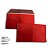 envelope colado vermelho – 100 unids - Imagem 1
