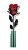 Rosa de Papel Vermelha Cântares 2:1 - Imagem 4
