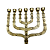 Candelabro Menorah Judaica De Bronze -GG - Imagem 5