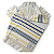 Talit /Estola Sacerdotal Réplica de Israel – azul - Imagem 5