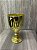 Taça De Vidro Santa Ceia Dourada Metalizado 345ml - Imagem 3