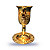 Taça De Jerusalém Grande De Santa Ceia com pires importado - Imagem 1