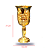 Taça De Jerusalém Grande De Santa Ceia com pires importado - Imagem 2