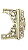 Porta Bíblia Grande Dourado alumínio - Imagem 4