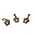 Pingente de Metal Dourado Pezinho - 200 unids - Imagem 2