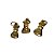 Pingente de Metal Dourado Alforje  - 200 unids - Imagem 1