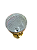 taça acrílico diamante dourada 300ml Ótima Qualidade - Imagem 4