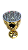 taça acrílico relevo dourada 300ml Ótima Qualidade - Imagem 3
