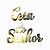 Palavra Decorativa - Santa Ceia - Espelhada Dourada - Imagem 1