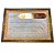 certificado Dizimista auto relevo dourado - 10 unidade - Imagem 2