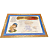 certificado Apresentação menino auto relevo dourado - 10 unidade - Imagem 1