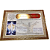 certificado Batismo auto relevo dourado - 10 unidade - Imagem 1