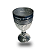 Taça de vidro Brand Prata Metalizado 345ml - Imagem 1