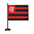 Bandeira De Mesa Flamengo 14x21 cm com pedestal - Imagem 3