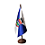Bandeira De Mesa Cidade Do  São Gonçalo 14x21 cm com pedestal - Imagem 1