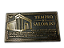 Placa PVC  Templo de Salomão IURD Dourado - 10 unidade - Imagem 1