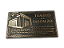 Placa PVC  Templo de Salomão IURD Dourado - 10 unidade - Imagem 3