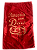 alforje Parceria com Deus Veludo Vermelho 55cm - Imagem 1