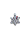 Pingente Estrela de Davi Acrílico Transparente porta óleo - Imagem 1