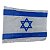 Bandeira De Israel Oficial 128x90 cm Contorno Bordado - Imagem 3