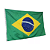 Bandeira Bandeira Do Brasil Linda costurada 55x54 cm - Imagem 1