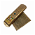 Mezuzah Dourado 12 Tribos de Israel com Pergaminho - Imagem 1