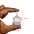 Mini Coroa Transparente pote com tampa 10 unidades - Imagem 1