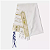 Talit Gadol Messiânico Branco com Dourado + Bolsa - Imagem 3