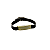 Pulseira Dizimista Fiel Courino Preta com Dourado - 10 unidades - Imagem 1