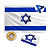 Bandeira De Israel Oxford 150x100 cm dupla face com ilhoes - Imagem 1