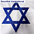 Bandeira De Israel Oxford 150x100 cm dupla face com ilhoes - Imagem 3
