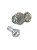 Consagrador de vidro transparente com tampa Grande - Imagem 2