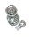 Consagrador de vidro transparente com tampa Pequena - Imagem 3